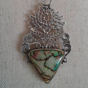 Beautiful Monarch Opal Necklace